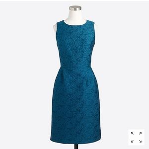 J.Crew Anemone jacquard dress